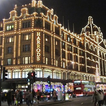 Harrods and Christmas Lights